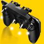 Gamepad Compatible | Game Controller with Six Finger Joystick Gamepad Fire Button Gamepad for Pubg Mobile Phone Game Handle Trigger