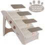 Nova Microdermabrasion Pet Dog Stairs Steps for high Bed for Small Dogs Washable Carpet Foldable Plastic Nova Microdermabrasion Pet Dog Stairs Steps for high Bed for Small Dogs Washable Carpet Foldable Plastic