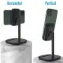 Cell Phone Stand for Desk Yoobao Adjustable Tablet Stand Phone Holder for FaceTime Zoom Video Compatible iPhone 11 Pro Xs Max Xr X 8 7 6, iPad Pro, All Smartphones, Tablets(4 to 11 inch) & More-Black