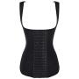 Ekouaer Womens Underbust Corset Waist Trainer Cincher Steel Boned Body Shaper Tummy Fat Burner