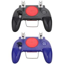 Zopsc LX3 Game Pad Controller Joystick Ergonomic Design Gamepad with Foldable Bracket and Adopt ABS Material Universal for Under 6.5inch Mobile Phone (Blue)