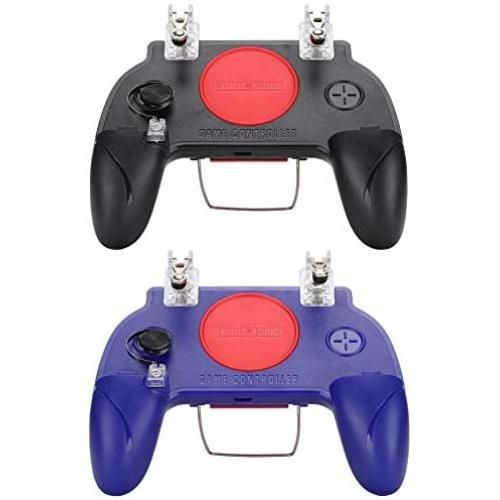 Zopsc LX3 Game Pad Controller Joystick Ergonomic Design Gamepad with Foldable Bracket and Adopt ABS Material Universal for Under 6.5inch Mobile Phone (Black)