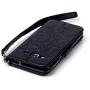 Galaxy J3 Wallet Case, Phone case for Samsung j3, JanCalm [Multi Card/Cash Slots] Flip Cover Wallet PU Leather with Stand + Wrist Strap Case for Samsung Galaxy J3 (2016) + Crystal Pen (Black)