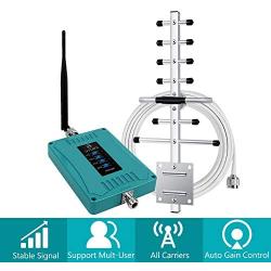 Multi-Band Cell Phone Signal Booster Repeater for Home and Office - Boosts GSM 3G 4G LTE Voice and Data for All Carriers - Supports Verizon AT&T T-Mobile Sprint - FCC Approved & Easy Setup