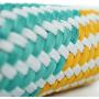 Braided Rope Ball Dog Toy Pet Teeth Cleaning Toy for Chewers Squeak Toysfor Puppy Small Medium and Large Dogs