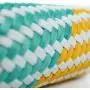 Braided Rope Ball Dog Toy Pet Teeth Cleaning Toy for Chewers Squeak Toysfor Puppy Small Medium and Large Dogs