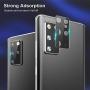 【3 Pack】 Camera Lens Screen Protector for Samsung Galaxy S20 Plus 5G, 9H Tempered Glass HD Anti Scratch Bubble Free, Black Ultra Slim Stealth Camera Lens Protective Film for Galaxy S20 Plus (6.7’’)