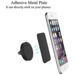 Uuustar Metal Plates for Magnetic Mount, 8PACK Metal Plates with Full Adhesive for Magnetic Car Mount Phone Holder