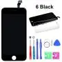HTECHY Compatible with iPhone 6 Screen Replacement Black(4.7") Display Touch Screen LCD Digitizer Assembly + Repair Tools Kit Screen Protector HTECHY Compatible with iPhone 6 Screen Replacement Black(4.7") Display Touch Screen LCD Digitizer Assembly + Repair Tools Kit Screen Protector