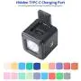 ULANZI L1 Pro Mini LED Light Waterproof LED Lighting with 20 Color Gels for Smartphone Camera Drone Photography,Video, Underwater,Compatible w DJI OSMO Action Gopro 8 7 6 5 iPhone DSLR Cameras ULANZI L1 Pro Mini LED Light Waterproof LED Lighting with 20 Color Gels for Smartphone Camera Drone Photography,Video, Underwater,Compatible w DJI OSMO Action Gopro 8 7 6 5 iPhone DSLR Cameras