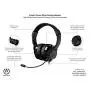 PowerA Fusion Wired Stereo Gaming Headset with MIc for PlayStation 4, Xbox One, Xbox One X, Xbox One S, Xbox 360, Nintendo Switch, PC, Mac, VR, Android, and IOS - Black