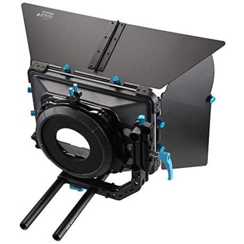 Fotga DP3000 M3 4x4 Swing-Away Matte Box for 15mm Rail Rod Follow Focus Rig Canon EOS R EOS-1D X Mark II 5D II III IV 5DS R 6D 7D II Nikon D3500 Z6 Z7 D5 D850 D90 D750 Sony A7 A7R A7S II III BMPCC 4K