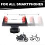 Bike & Motorcycle Phone Mount-360° Rotatable Adjustable Bicycle GPS Units Mount Holder, Compatible with iPhone 11 Pro Max/X/XS MAX/XR/8/8 Plus Samsung or Any Other Smartphone