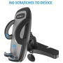 woleyi Phone Holder for Car CD Slot, Universal CD Slot Phone Mount for iPhone 11 Pro Max/11/XS Max/XS/XR/X/8 Plus/8/7 Plus/7/6S/SE, Samsung, Huawei, Nokia, LG, HTC and Other 3.5-6.5" Cell Phone