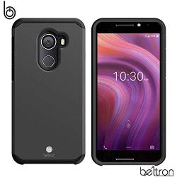 BELTRON Jitterbug Smart2 Case, Slim Protective Phone Cover, Dual Layer Protection Hybrid Rugged Case Case for Jitterbug Smart 2 Easy-to-Use 5.5” Smartphone for Seniors by GreatCall (Gunmetal Grey)