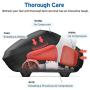 Foot Massager Machine with Heat, Etekcity Shiatsu Electric Foot Massage with Deep Kneading & Air Compression, App Control, Relief for Plantar Fasciitis, Pain and Circulation, Size 12