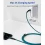 JSAUX USB C to C Cable 60W, 4-Pack [10ft+6.6ft+3.3ft+1ft ] USB Type C Fast Charging Cord Charger Compatible with Samsung Galaxy Note 10 S20 Ultra Plus, Google Pixel 4 3 2 XL, Nexus 6P, MacBook -Green