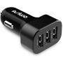 Asiwo 3-Port USB Car Charger,Car Phone Smart Charger compatible iPhone X/8/8Plus 7 6S 6 Plus, Samsung Galaxy S9 S8 S7 S6 Edge, Note 8 5 4, Nexus 6P, iPad, Mp3&More
