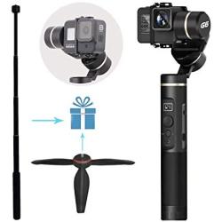 Feiyu G6 Upgraded Handheld Gimbal for Gopro Hero 8/7/6/5/4 Including Adjustable Tripod and Extension Rod