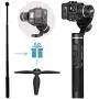 Feiyu G6 Upgraded Handheld Gimbal for Gopro Hero 8/7/6/5/4 Including Adjustable Tripod and Extension Rod