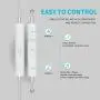 Earbuds 4 Pack Stereo Earphones with Microphone HiFi in Ear Earbud Headphones with Mic and Volume Control 3.5mm Plug Compatible Multiple Audio Devices 3.9 Ft White Earbuds 4 Pack Stereo Earphones with Microphone HiFi in Ear Earbud Headphones with Mic and Volume Control 3.5mm Plug Compatible Multiple Audio Devices 3.9 Ft White