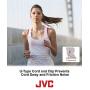JVC HAECX20B Sports Clip Inner Ear Headphones, Black