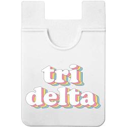 Delta Delta Delta - Retro Koala Pouch - Adhesive Cell Phone Wallet