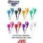 JVC HAF160B Gumy Ear Bud Headphone Black
