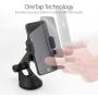Spigen Car Phone Holder Windscreen Dashboard Universal Compatibility Telescopic Extendable Arm Car Mount One Tap Technology Carbon Pattern 360 Degree Rotatable