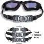 FMU Swim Goggles, Swimming Goggles No Leaking Anti Fog UV Protection Triathlon Swim Goggles with Nose Clips + Ear Plugs Free Protection Case for Adult Men Women Youth Kids Child FMU Swim Goggles, Swimming Goggles No Leaking Anti Fog UV Protection Triathlon Swim Goggles with Nose Clips + Ear Plugs Free Protection Case for Adult Men Women Youth Kids Child