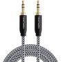 3.5mm Aux Cable, CableCreation 6-Feet Aux Cord, 3.5mm Male to Male Stereo Audio Cable [HiFi Sound, Nylon Braided] Compatible Headphone, Smartphone, 2018 Mac Mini, Home/Car Stereo, Echo & More, 1.8M