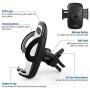ilikable Air Vent Phone Holder - 360 Rotation Car Cell Phone Mount - Car Holder Compatible with Smartphone Android iPhone GPS Devices, Black
