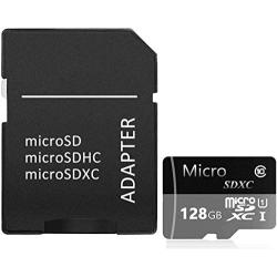 Micro SDHC Cards 128G High-Speed, Black