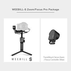 Zhiyun Weebill S Zoom/Focus Pro Package 3-Axis Handheld Gimbal Stabilizer for DSLR &Mirrorless Camera Canon 5DIV 5DIII EOS R Sony A7M3 A7R3 A7 III A9 Panasonic S1 GH5s BMPCC 4K Nikon Z6