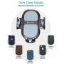[2020 Upgrade] Universal Car Phone Mount, DesertWest Air Vent Cell Phone Holder for Car, [Noise-Free] Cradle Compatible with iPhone SE 11 Pro Max XR XS X, Samsung Galaxy Note 20 S20 S10 S9 Note 10