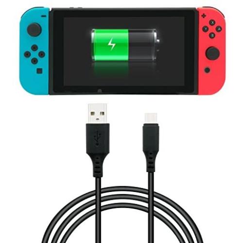 6.6 Feet Charging Cable for Nintendo Switch and Switch Lite,Fast Charging Power Charger Cord for Nintendo Switch Samsung Galaxy S9 Note 8 MacBook LG V20 V30 OnePlus 5 3T and Other USB Type C Devices