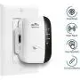 Super Boost WiFi WiFi Range Extender Up to 300Mbps Repeater, WiFi Signal Booster Easy Set-Up 2.4G Network with Integrated Antennas LAN Port & Compact Designed Internet Booster Super Boost WiFi WiFi Range Extender Up to 300Mbps Repeater, WiFi Signal Booster Easy Set-Up 2.4G Network with Integrated Antennas LAN Port & Compact Designed Internet Booster