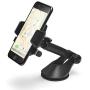 Spigen Car Phone Holder Windscreen Dashboard Universal Compatibility Telescopic Extendable Arm Car Mount One Tap Technology Carbon Pattern 360 Degree Rotatable