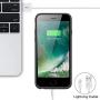 QTshine Battery Case for iPhone 6/6s/7/8, Upgraded [6000mAh] Protective Portable Charging Case Rechargeable Extended Battery Pack for Apple iPhone 6/6s/7/8 (4.7) - Black