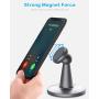 Magnetic Phone Stand Desk, enGMOLPHY Desktop Cell Phone Holder, Compatible with All Android Smartphones, iPhone 11 Xs XR 8 X 7 6 6s Plus, Kindle, Desk Accessories for Home and Office(Gray)