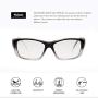 Mysandy Safety Glasses for Work Reduce Eye Strain,Anti-Fog Safety Goggles with Adjustable Arms&Lanyard/Eye Protection Indoor& Outdoor Anti Scratch Lens/ANSI Z87.1 Small Size (Grey)
