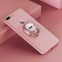 Cat Finger Phone Holder Durable, Phone Cat Ring for Magnet Car Mount, Ring Holder Compatible for iPhone XS/XS Max/XR and other Phones (2 Pack, Black/Rose Gold)