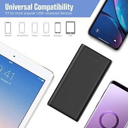 Portable Charger Power Bank 25800mAh, Ultra-High Capacity Fast Phone Charging with Newest Intelligent Controlling IC, 2 USB Ports External Cell Phone Battery Pack for iPhone,Samsung Android,Table etc