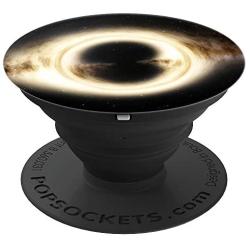 Black Hole Event Horizon Star Singularity Space Curvature PopSockets Grip and Stand for Phones and Tablets