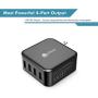 USB Wall Charger, iClever 40W 8A 4-Port Charging Station with Foldable Plug, USB Power Adapter for iPhone 11 Pro Xs/XS Max/XR/X/8/7,iPad Pro/Air 2/Mini 4/3, Galaxy/Note/Edge, LG, Nexus, HTC, and More