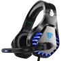 Gaming Headset for PS4  Nintendo Switch Xbox One PC with LED Light  Noise Canceling Gaming Headphone with Soft Memory Earmuffs Gaming Headset with Mic
