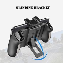 Newseego Mobile Game Controllers, Cool Technology Style One-Piece Controller | Shooter Controller Joysticks Gamepad for Knives Out/Rules of Survival - Portable Gamepad with Triggers