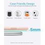 Fast Wireless Charger, Vebach Dubhe1s Qi Certified Wireless Charging Pad 7.5W for iPhone SE 2020/11/11 Pro/11 Pro Max/Xs/Xs Max/XR/X/8/8P, 10W for Samsung Galaxy S20/S10/Note 10/S9, Aluminum Frame