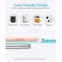 Fast Wireless Charger, Vebach Dubhe1s Qi Certified Wireless Charging Pad 7.5W for iPhone SE 2020/11/11 Pro/11 Pro Max/Xs/Xs Max/XR/X/8/8P, 10W for Samsung Galaxy S20/S10/Note 10/S9, Aluminum Frame