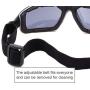 Viriber Ski Goggles, Motorcycle Goggles Dust-Proof Protective Combat Goggles Military Sunglasses Outdoor Tactical Goggles to Prevent Particulates